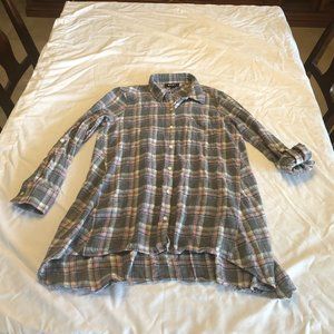 DKNY Plaid Shirt Size Small NWOT